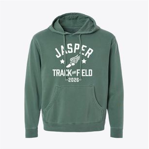 Jasper Elementary School Track and Field Pigment-Dyed Hoodie
