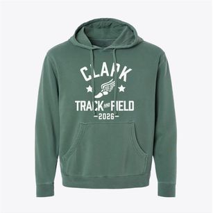 Clark Elementary School Track and Field Pigment-Dyed Hoodie