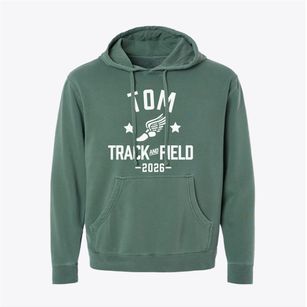 Tom Elementary School Track and Field Pigment-Dyed Hoodie