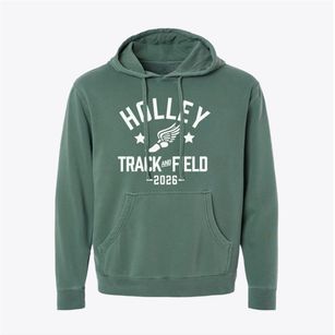 Holley Elementary School Track and Field Pigment-Dyed Hoodie
