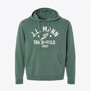 J.l. Mann High School Track and Field Pigment-Dyed Hoodie