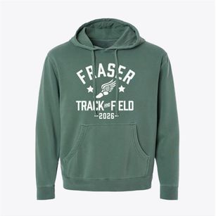 Fraser Elementary School Track and Field Pigment-Dyed Hoodie