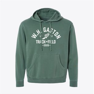 W.h. Gaston Middle School Track and Field Pigment-Dyed Hoodie