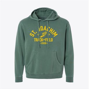 St Joachim Parish Track and Field Pigment-Dyed Hoodie