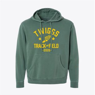 Twiggs Academy Track and Field Pigment-Dyed Hoodie