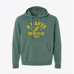 A F Ames Elementary School Track and Field Pigment-Dyed Hoodie