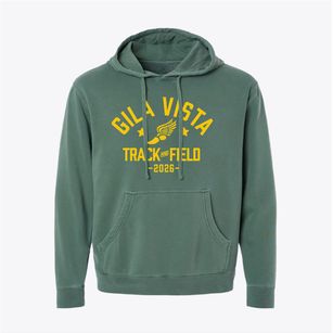 Gila Vista Junior High School Track and Field Pigment-Dyed Hoodie