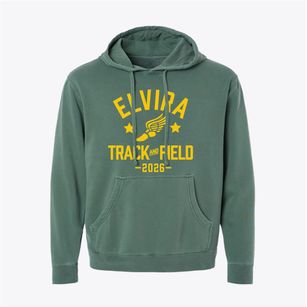Elvira Elementary School Track and Field Pigment-Dyed Hoodie