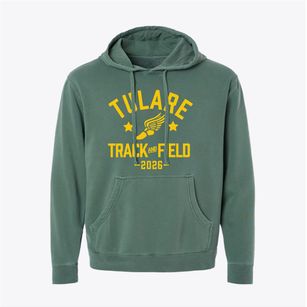 Tulare Technical Prep School Track and Field Pigment-Dyed Hoodie