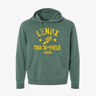 Lenox Elementary School Track and Field Pigment-Dyed Hoodie