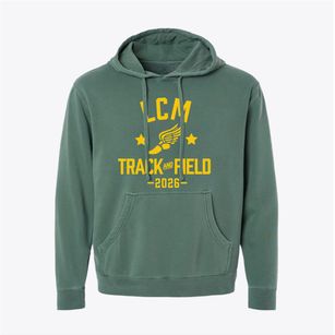 Little Cypress-mauriceville High School Track and Field Pigment-Dyed Hoodie