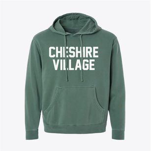 Cheshire Village Connecticut Classic Block Pigment-Dyed Hoodie
