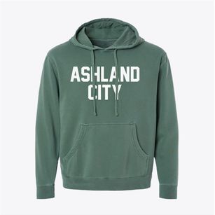 Ashland City Tennessee Classic Block Pigment-Dyed Hoodie