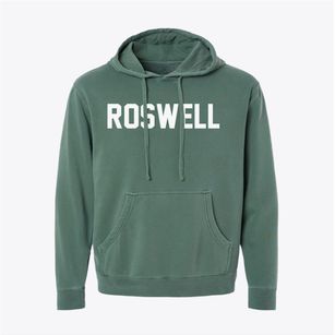 Roswell New Mexico Classic Block Pigment-Dyed Hoodie