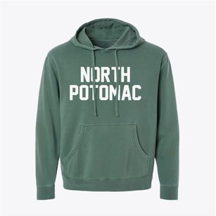 North Potomac Maryland Classic Block Pigment-Dyed Hoodie