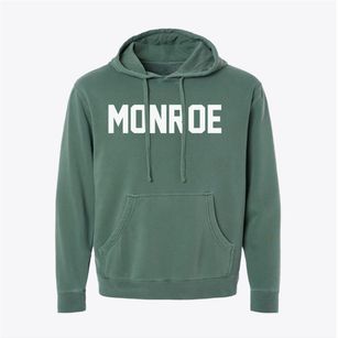 Monroe Indiana Classic Block Pigment-Dyed Hoodie