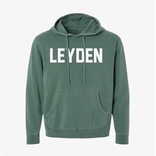 Leyden Massachusetts Classic Block Pigment-Dyed Hoodie