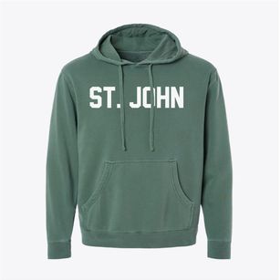St. John Washington Classic Block Pigment-Dyed Hoodie