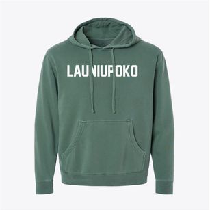 Launiupoko Hawaii Classic Block Pigment-Dyed Hoodie