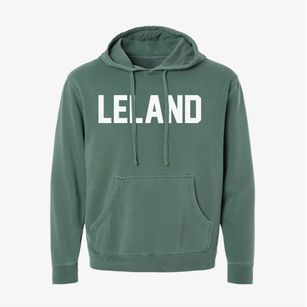 Leland North Carolina Classic Block Pigment-Dyed Hoodie