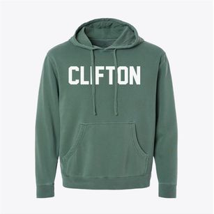 Clifton Virginia Classic Block Pigment-Dyed Hoodie