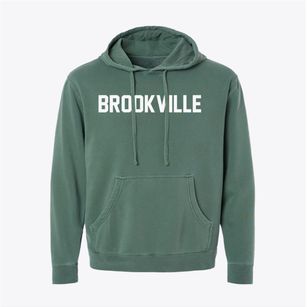 Brookville Kansas Classic Block Pigment-Dyed Hoodie