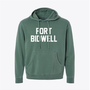 Fort Bidwell California Classic Block Pigment-Dyed Hoodie