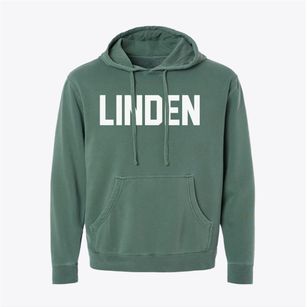 Linden North Carolina Classic Block Pigment-Dyed Hoodie