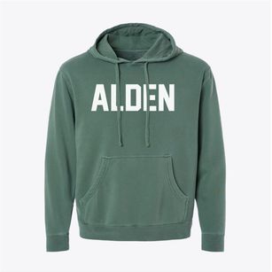 Alden Michigan Classic Block Pigment-Dyed Hoodie