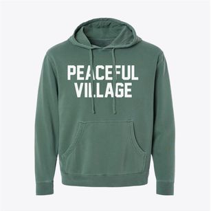 Peaceful Village Missouri Classic Block Pigment-Dyed Hoodie