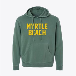 Myrtle Beach South Carolina Classic Block Pigment-Dyed Hoodie