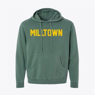 Milltown Wisconsin Classic Block Pigment-Dyed Hoodie