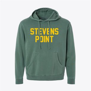 Stevens Point Wisconsin Classic Block Pigment-Dyed Hoodie
