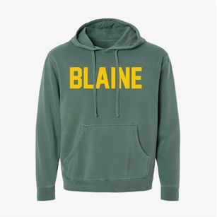 Blaine Maine Classic Block Pigment-Dyed Hoodie