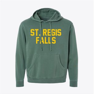 St. Regis Falls New York Classic Block Pigment-Dyed Hoodie