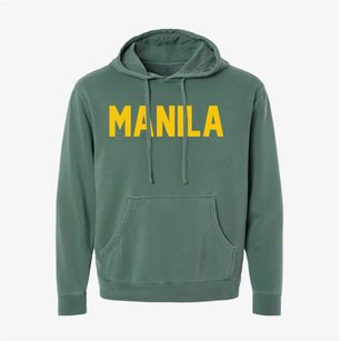 Manila Utah Classic Block Pigment-Dyed Hoodie
