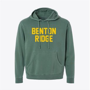 Benton Ridge Ohio Classic Block Pigment-Dyed Hoodie