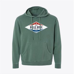 Belle Rose Louisiana Diamond Star Pigment-Dyed Hoodie
