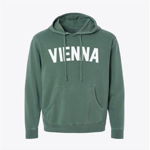 Vienna Georgia Classic Curve Pigment-Dyed Hoodie