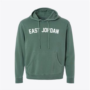 East Jordan Michigan Classic Curve Pigment-Dyed Hoodie