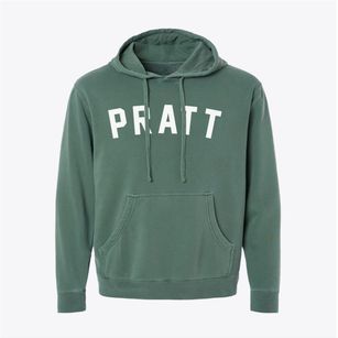 Pratt West Virginia Classic Curve Pigment-Dyed Hoodie