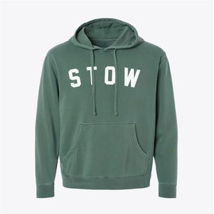 Stow Massachusetts Classic Curve Pigment-Dyed Hoodie