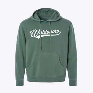 Waldoboro Maine Vintage Team Pigment-Dyed Hoodie