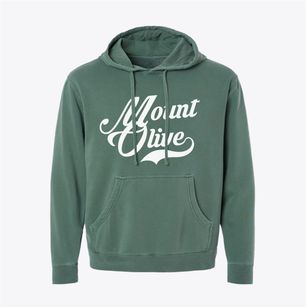 Mount Olive North Carolina Vintage Team Pigment-Dyed Hoodie