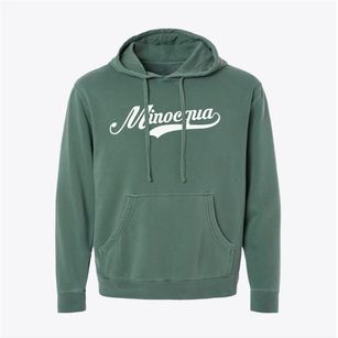 Minocqua Wisconsin Vintage Team Pigment-Dyed Hoodie