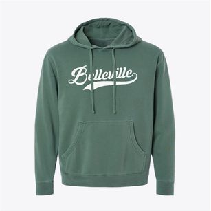 Belleville Wisconsin Vintage Team Pigment-Dyed Hoodie
