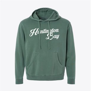 Huntington Bay New York Vintage Team Pigment-Dyed Hoodie