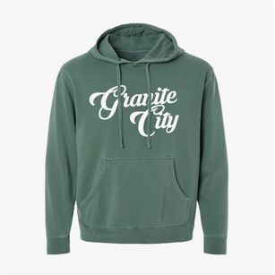 Granite City Illinois Vintage Team Pigment-Dyed Hoodie