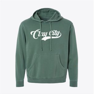 Clay City Kentucky Vintage Team Pigment-Dyed Hoodie