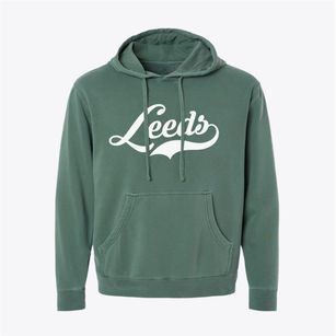 Leeds Wisconsin Vintage Team Pigment-Dyed Hoodie